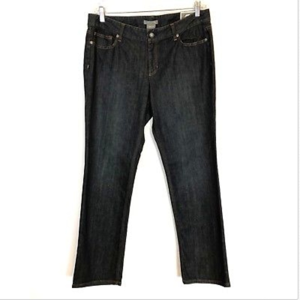 Ann Taylor Curvy Fit Straight Denim Jeans NWT 14